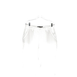 Boston Proper White Cropped Pants, Size 14
